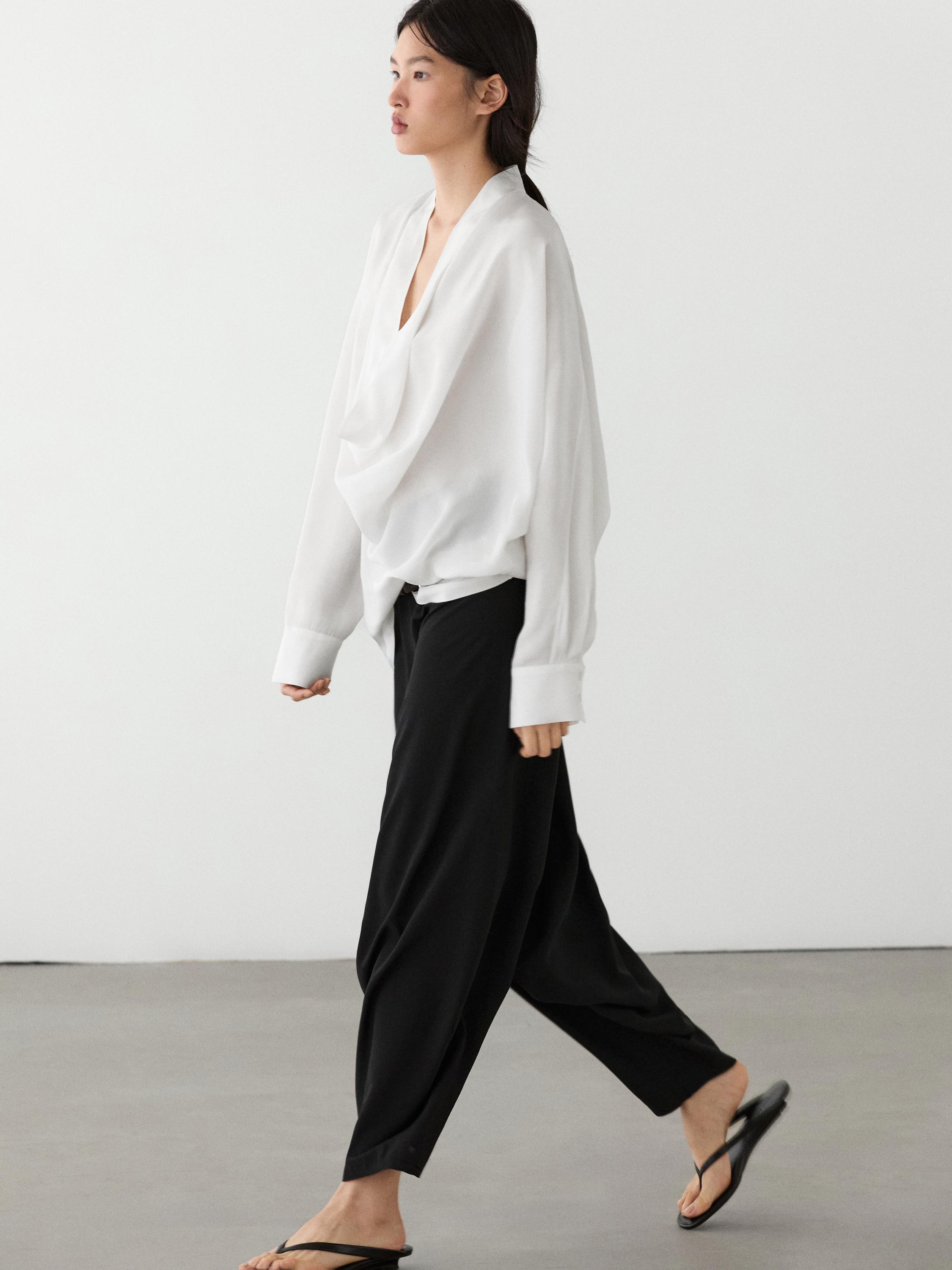 Pantalon baggy fluide